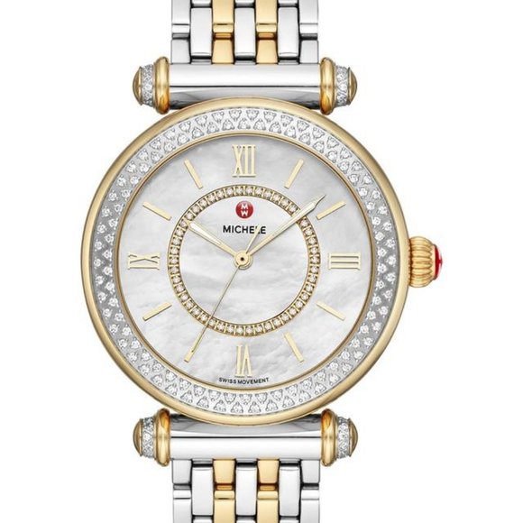 NWT MICHELE Caber Diamond Watch MWW16E000001 - Picture 1 of 16